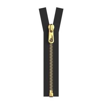 V-shape Metal Zipper